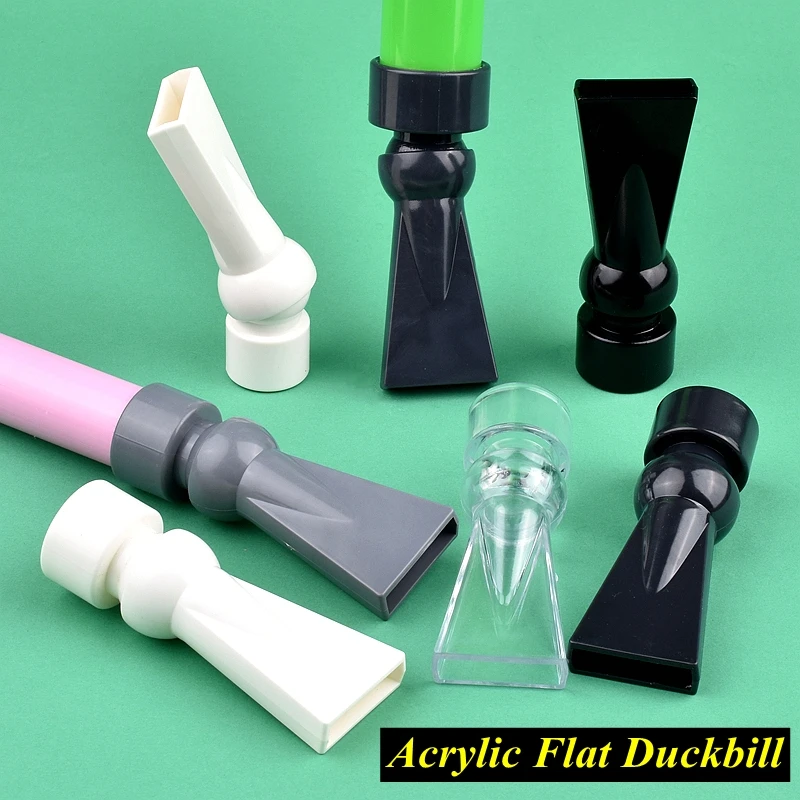 Black/White/Grey/Transparent Fish Tank Duckbill I.D 16/20/25MM Air Pump Duckbill Water Outlet Aquarium Rotating Nozzle
