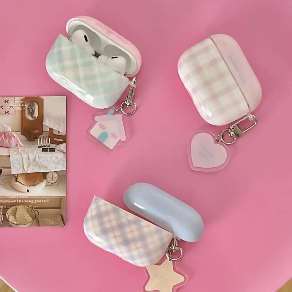 Горячий защитный чехол для наушников с милым мультяшным медведем для AirPods 1 2 3 4 Pro 2rd, мягкий защитный чехол от падения с прекрасной подвеской