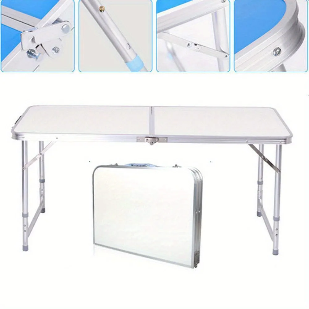 Aluminum Folding Table 4FT Portable Outdoor Picnic Camping Table