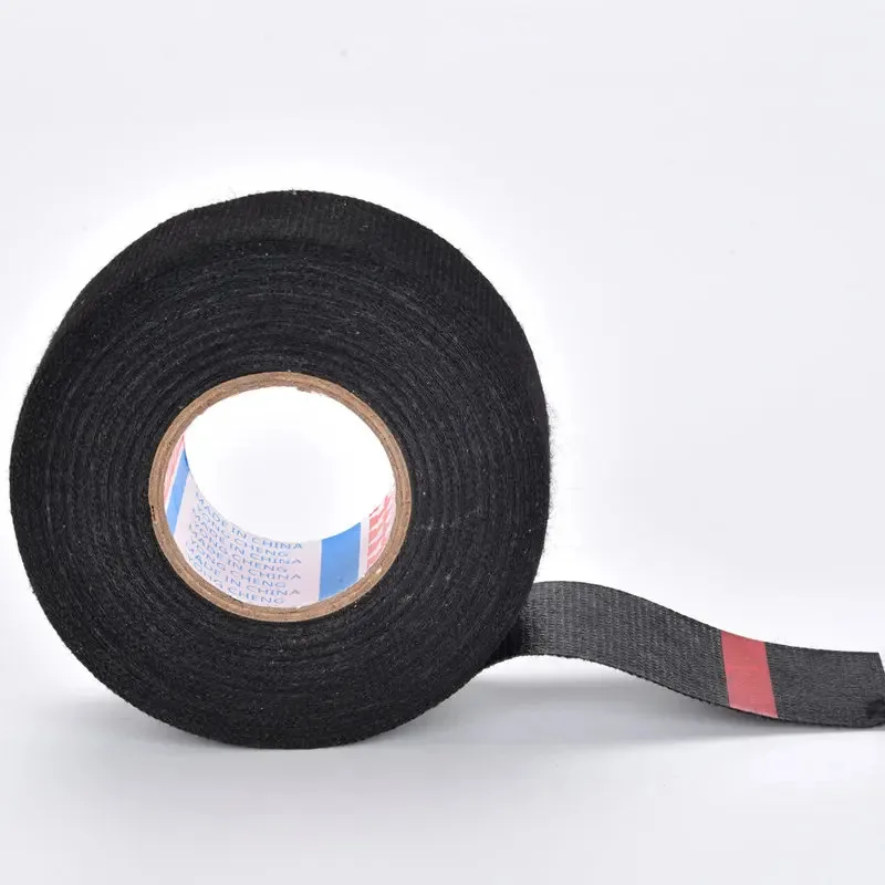 Electrical Insulating Tape Heat Resistant Harness Tape 8/15/19MM Car Cable Harness Wiring Loom Protection Waterproof Tape