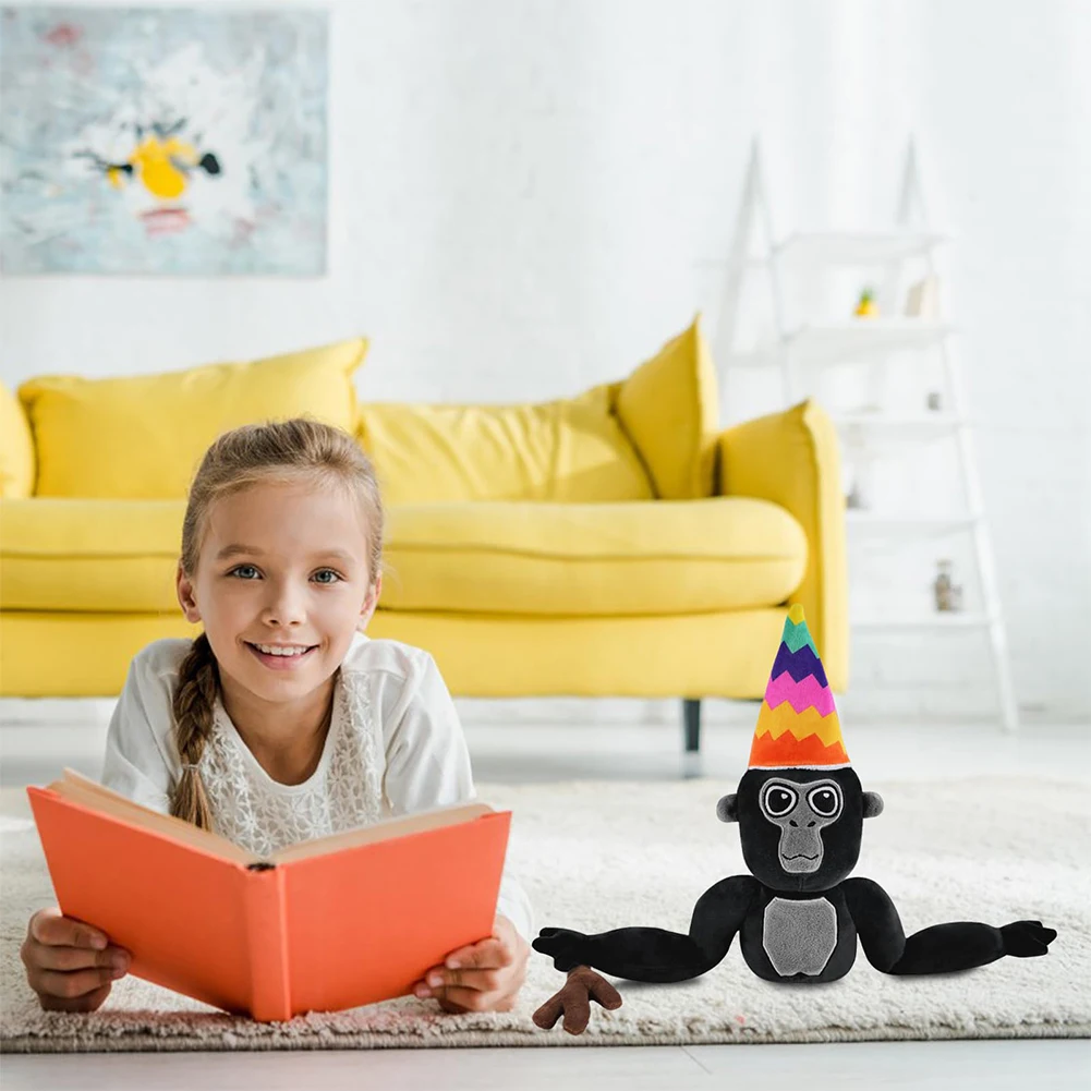 Gorilla Tag Plush Toy Gorilla Tag Monkey Toy Stuffed Animal Doll Gorilla Stuffed Animal Toy for Birthday Easter Christmas Gift