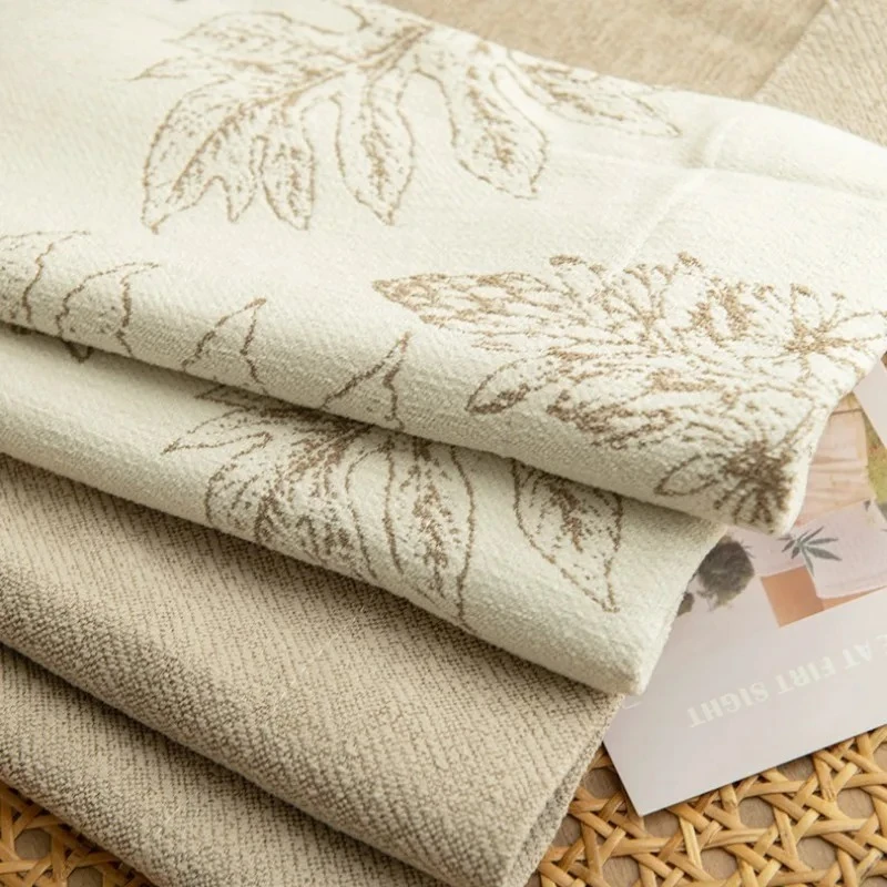 

Custom Size Fashion French Light Luxury Curtains for Living Room Bedroom Cotton Linen Texture Blackou Custom Size