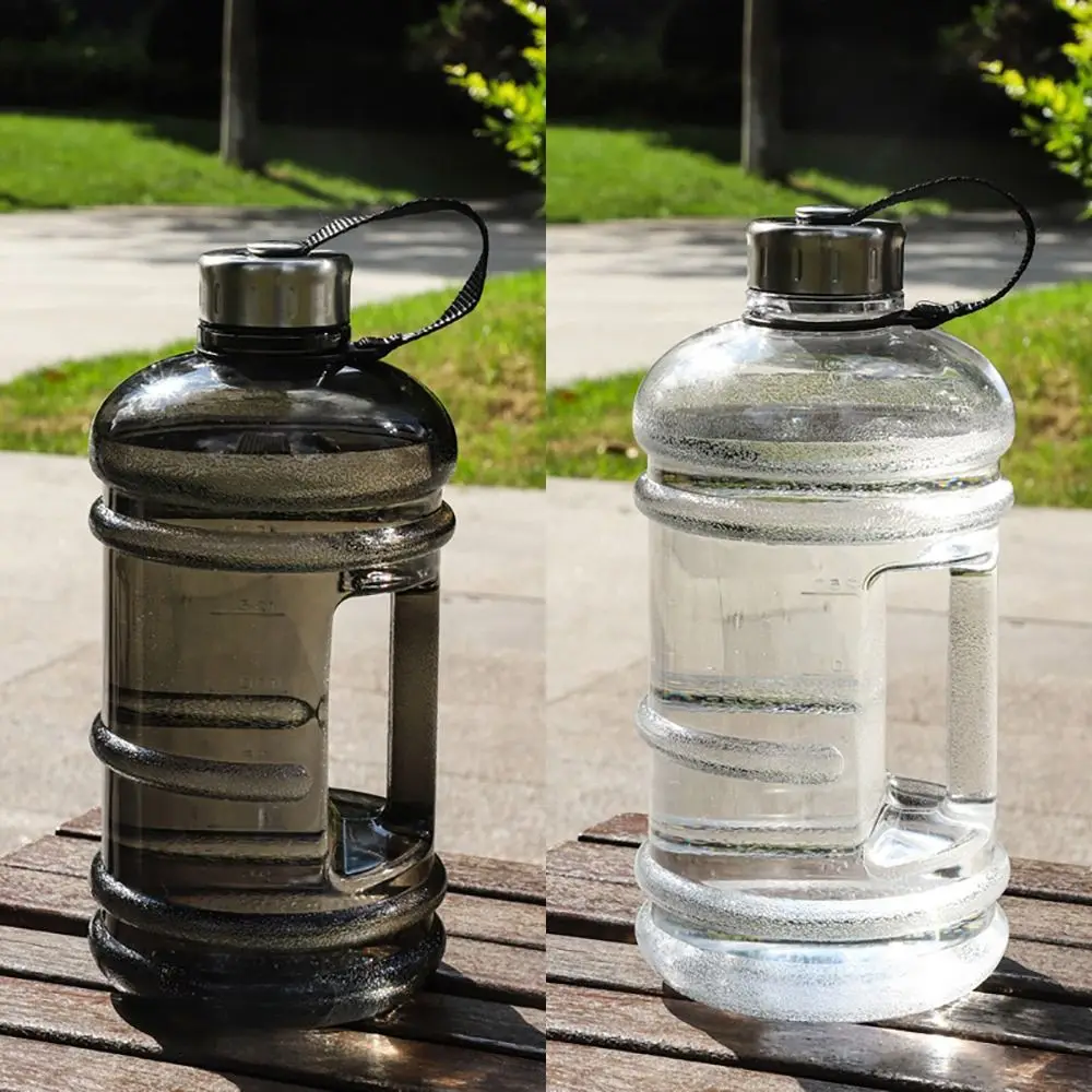 Training Sport Workout Trinkflasche 2L PETG Große Kapazität Wasserflasche Shaker Flasche mit Griff Outdoor Gym Gallonenflasche – Detail 10