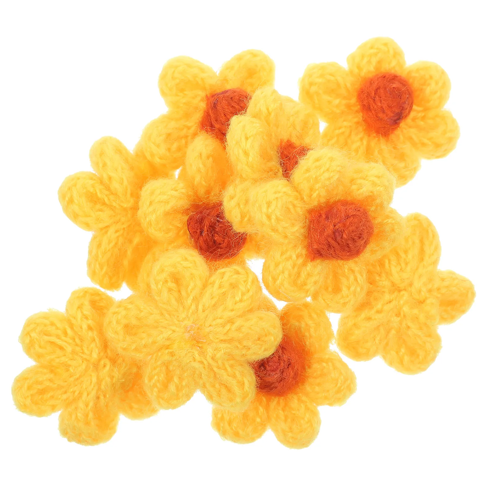 

10 Pcs Sew On Patches For Clothing Flower Applique Sew on Patches for Clothing Mini White Decorative Accessories Cute Floral