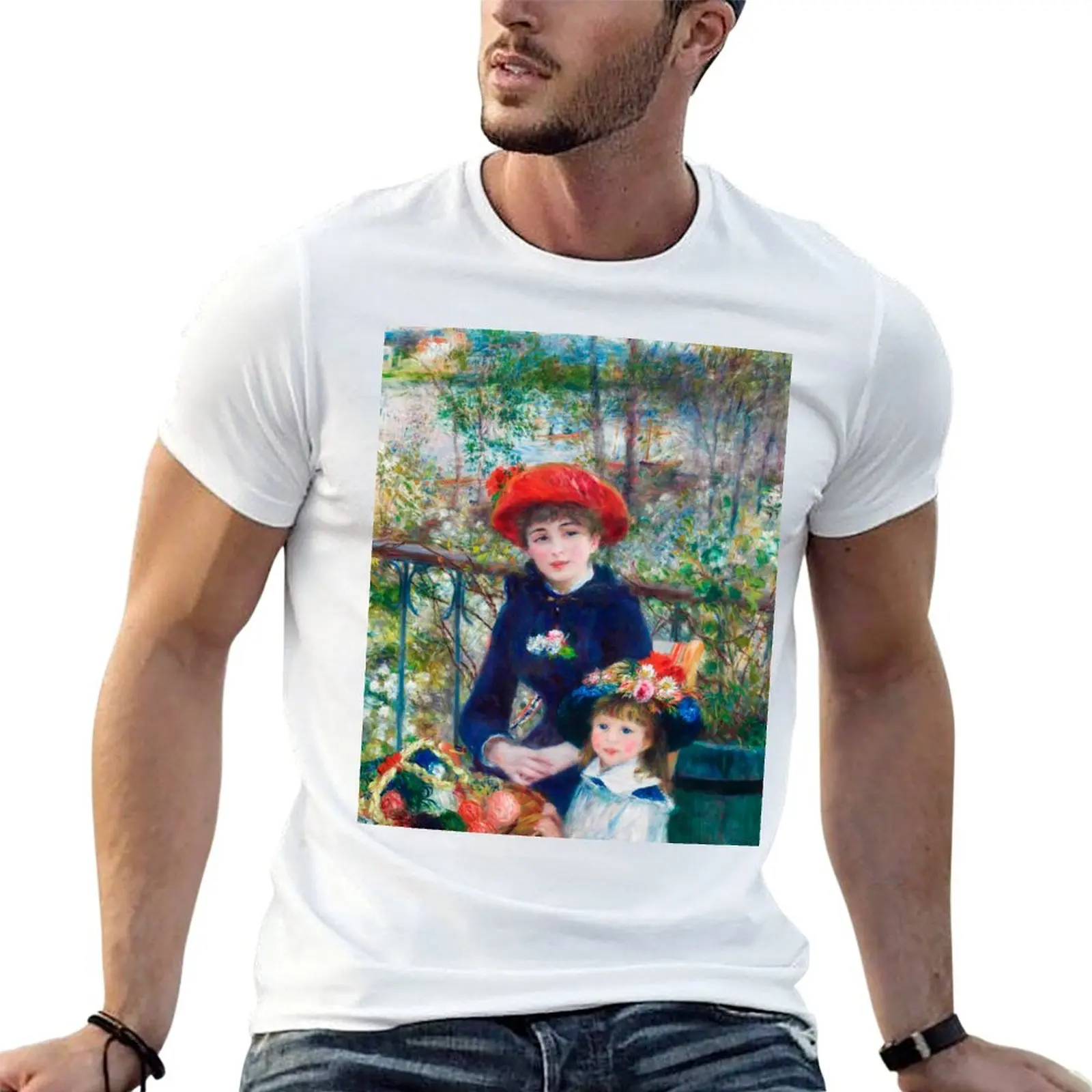 

with shirt t man prints cotton shirts t Sisters T-Shirt - Renoir Two