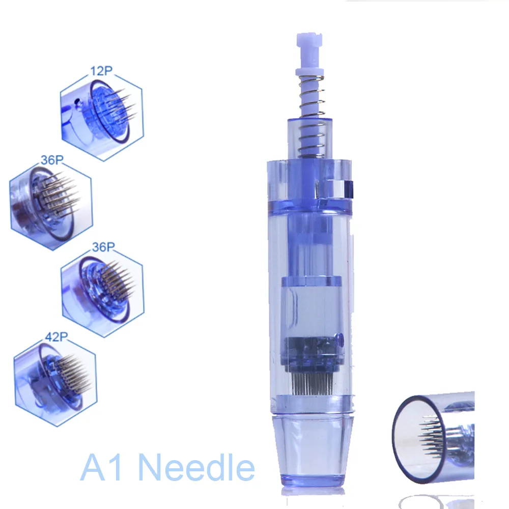 50/100pcs 9/12/36/42 Derma Pen Needles Microneedling Bayonet Tattoo Cartridge Needle Tip For A1 A6 Meso Machine