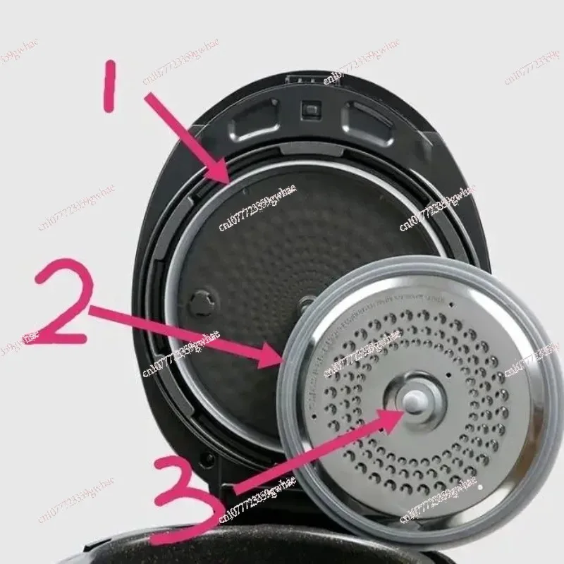 Original genuine accessories for cuckoo rice cooker seal ring/skin plug/cleaning lid rubber ring 3-piece set
