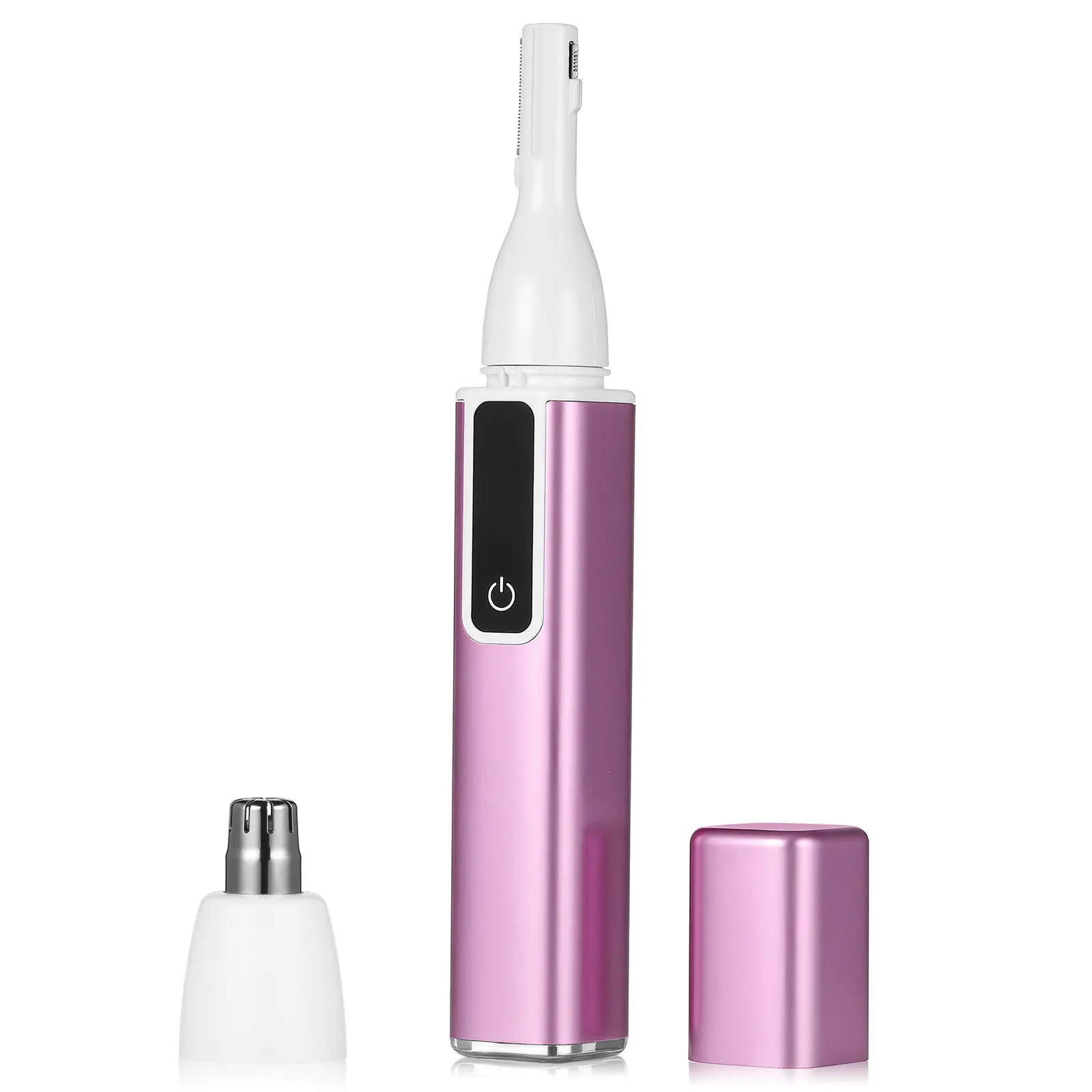 1Set Electric Hair Remover Portable USB Rechargeable Multi-Functional Nose Eyebrow Ear Facial Hair Trimmer Digital Display