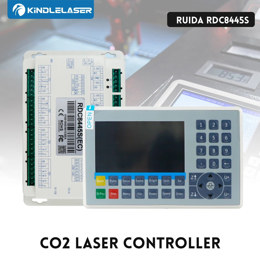 Kindlelaser Ruida RDC8445S Controlador para Máquina de Corte e Gravação a Laser CO2 Atualização RDC6445G RDC6445S RDC6442 RDC6442G