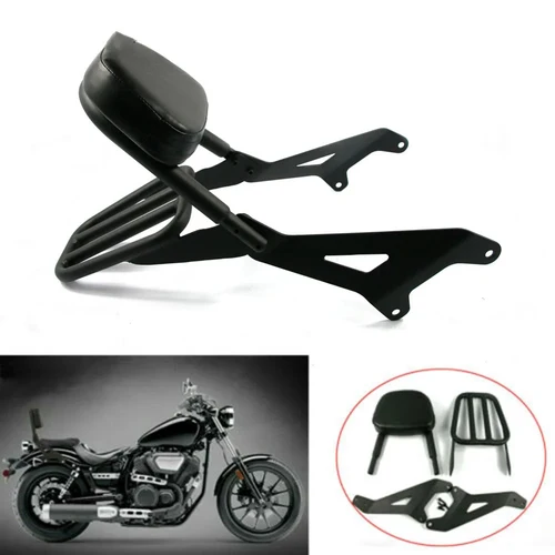 Respaldo desmontable para motocicleta, barra Sissy trasera con almohadilla, portaequipajes para Yamaha XVS950 14-20 Bolt r-spec XV950 XV 950 2014-2022