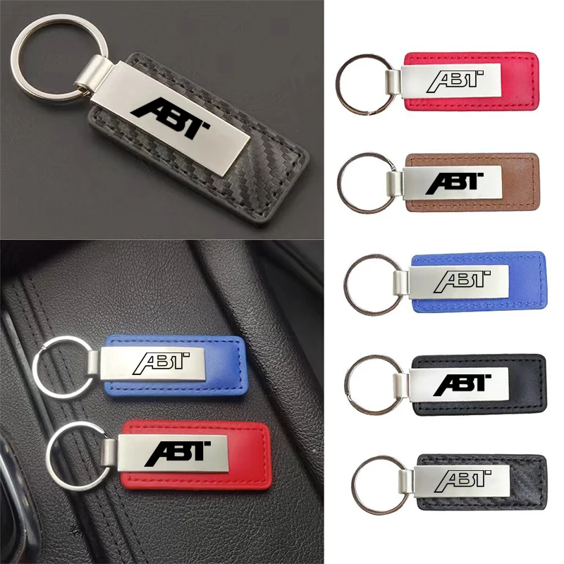 بو الجلود سيارة المفاتيح سيارة التصميم حلقة رئيسية لمقعد أودي فولكس فاجن سكودا ABT موتور الرياضة سبورتسلين اكسسوارات السيارات المفاتيح
