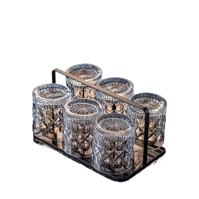 

German light luxury whisky glasses, home crystal glass wine glass set