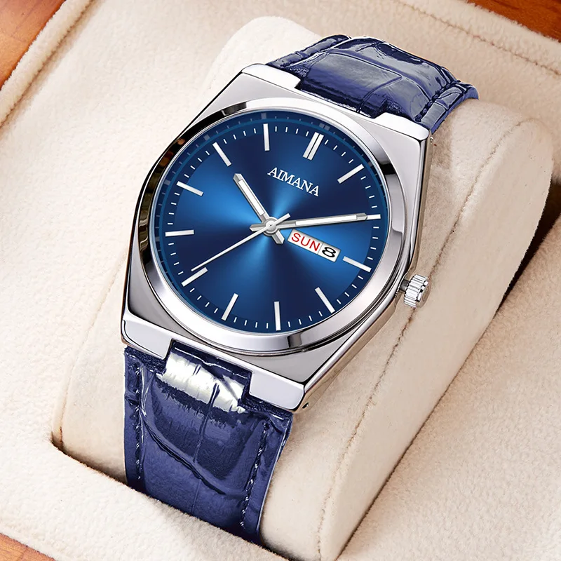 

Fashion 2026 Luxury Trend Men Watch Waterproof Luminous Date Week Man Wristwatch Military Outdoor Leather Men's Quartz Watches