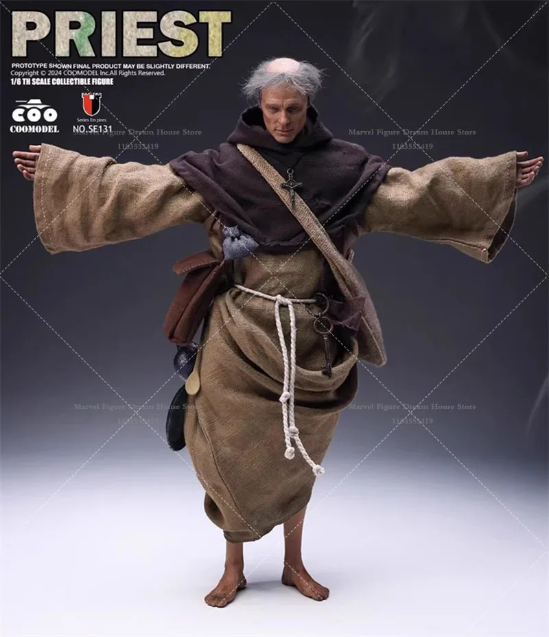 COOMODEL SE131 1/6 Scale Empire Series - Medieval Barefoot Priests Son of God Cross Jesus 12-inch Full Set Action Figure Soldier