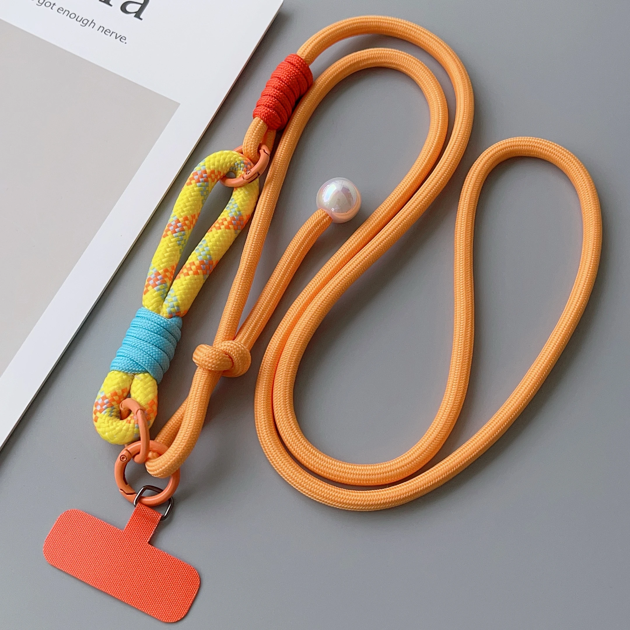 Simple Two-in-one Mobile Phone Lanyard