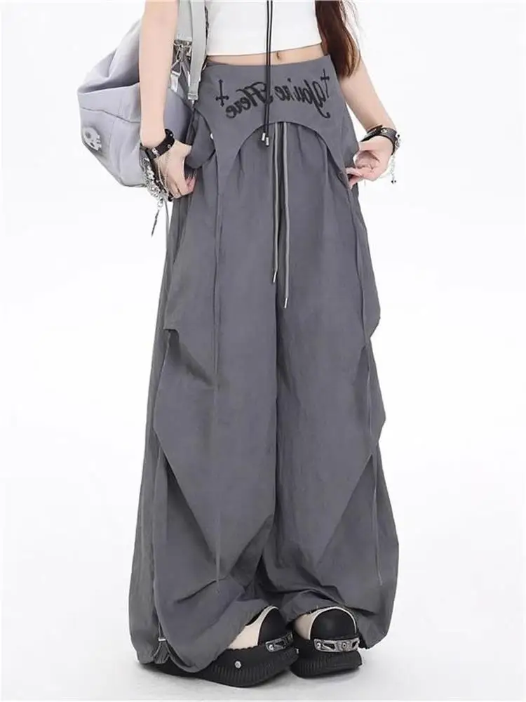 Casual broek met hoge taille en wijde pijpen Dames zomer Nieuwe slanke werkkleding Veelzijdige dunne Amerikaanse woestijn Hot Girl Jeans