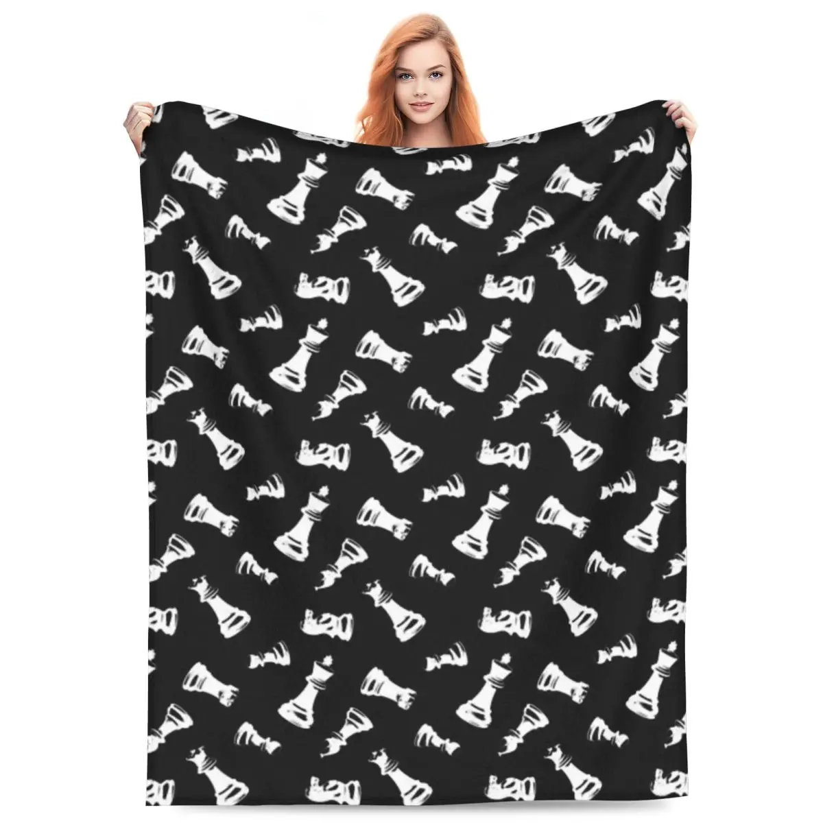 

Черно-белые шахматные вещи, одеяла для шахматной доски, фланелевые теплые одеяла для дивана, для дома, спальни, офиса, покрывало, одеяло