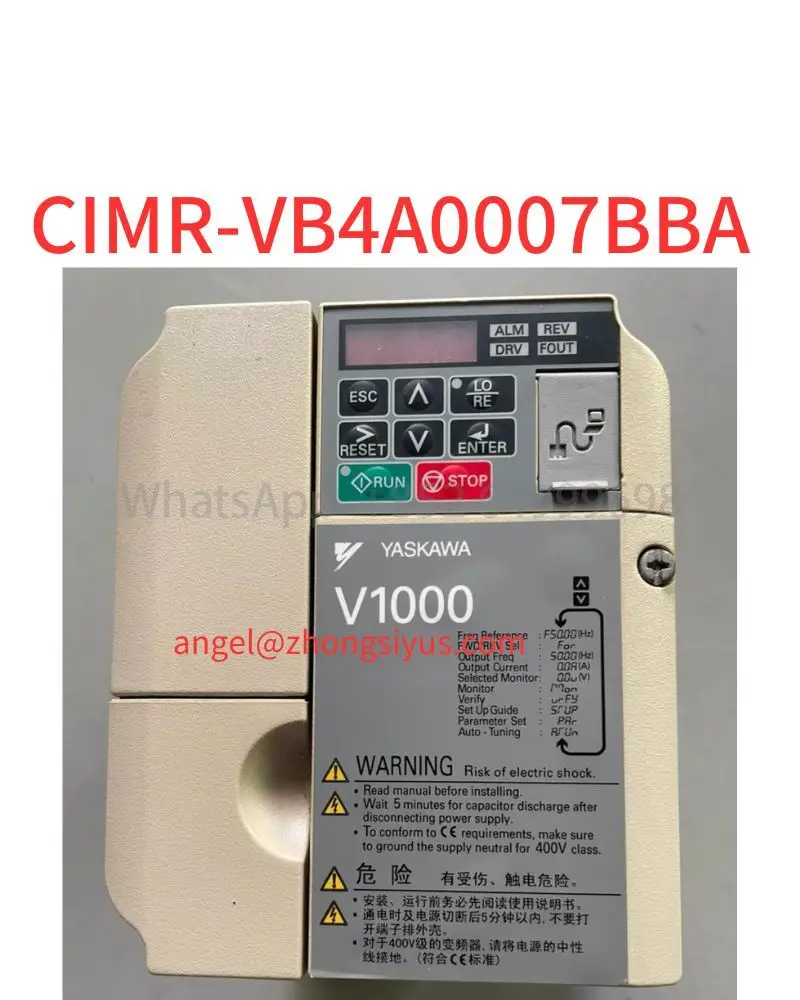

Used inverter V1000 series CIMR-VB4A0007BBA