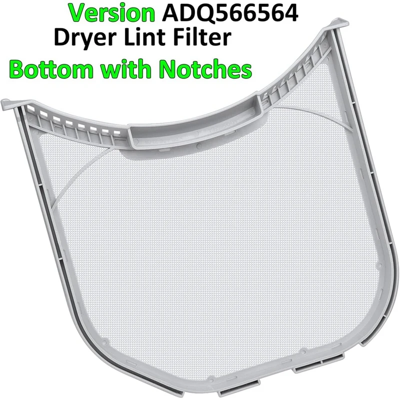 ADQ566564 Lint Filter Replacement For LG And Kenmore Dryers Dryer Lint Trap Bottom With Notches With Dryer Cleaner Brush