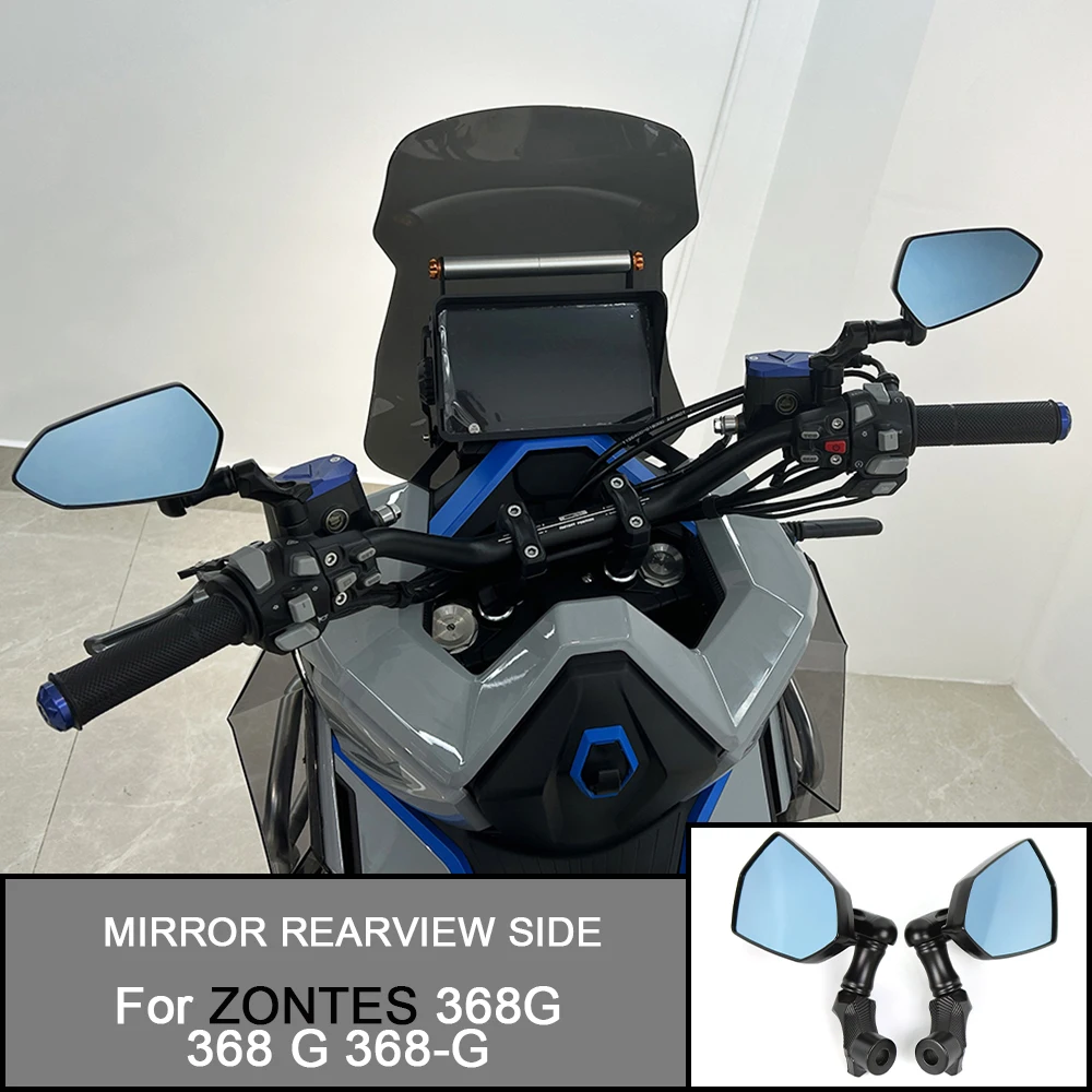 For ZONTES 368G 368 G 368-G Motorcycle Aluminum Rear View Mirrors