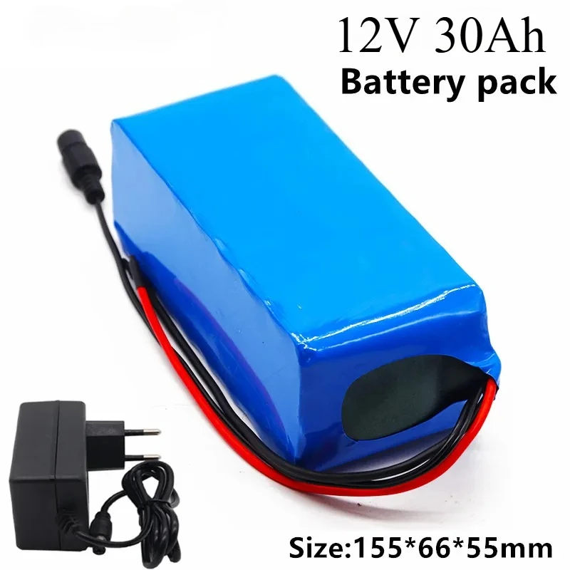 

2025 100% New 12V30000mAh Battery Pack 18650 Lithium Battery Protection Board 12v 30000mAh for Inverter Miner + 12.6V Charger