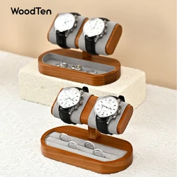 WoodTen Solid Wood Jewelry Watch Display Stand New T-shaped Watch Stand Bracelet Jewelry Display Prop Home Watch Storage Rack