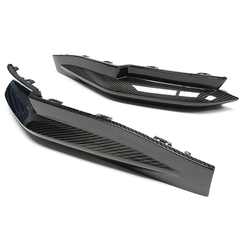 For BMW G82 G83 M4 2020-2026 Dry Carbon OEM Style Rear Lower Bumper Flaps Side Splitters Winglets Cover 51128076449 51128076450