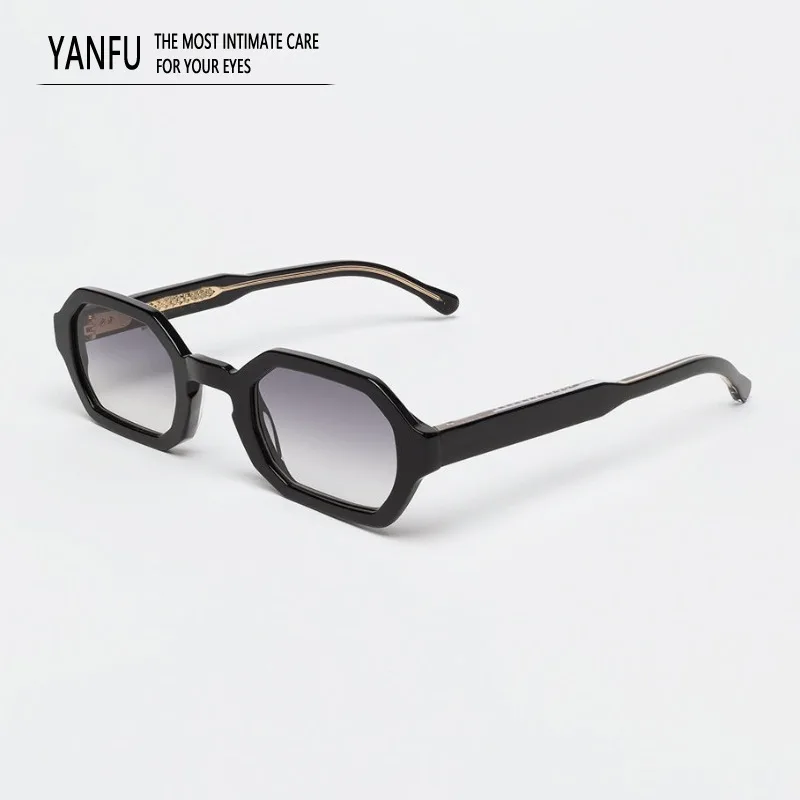 

2025 Polarized Gradient Sunglasses Woman Fashion Eyewear Men Beach Acetate Tendy Outdoor UV400 Travel Glasses Women Summer 140mm