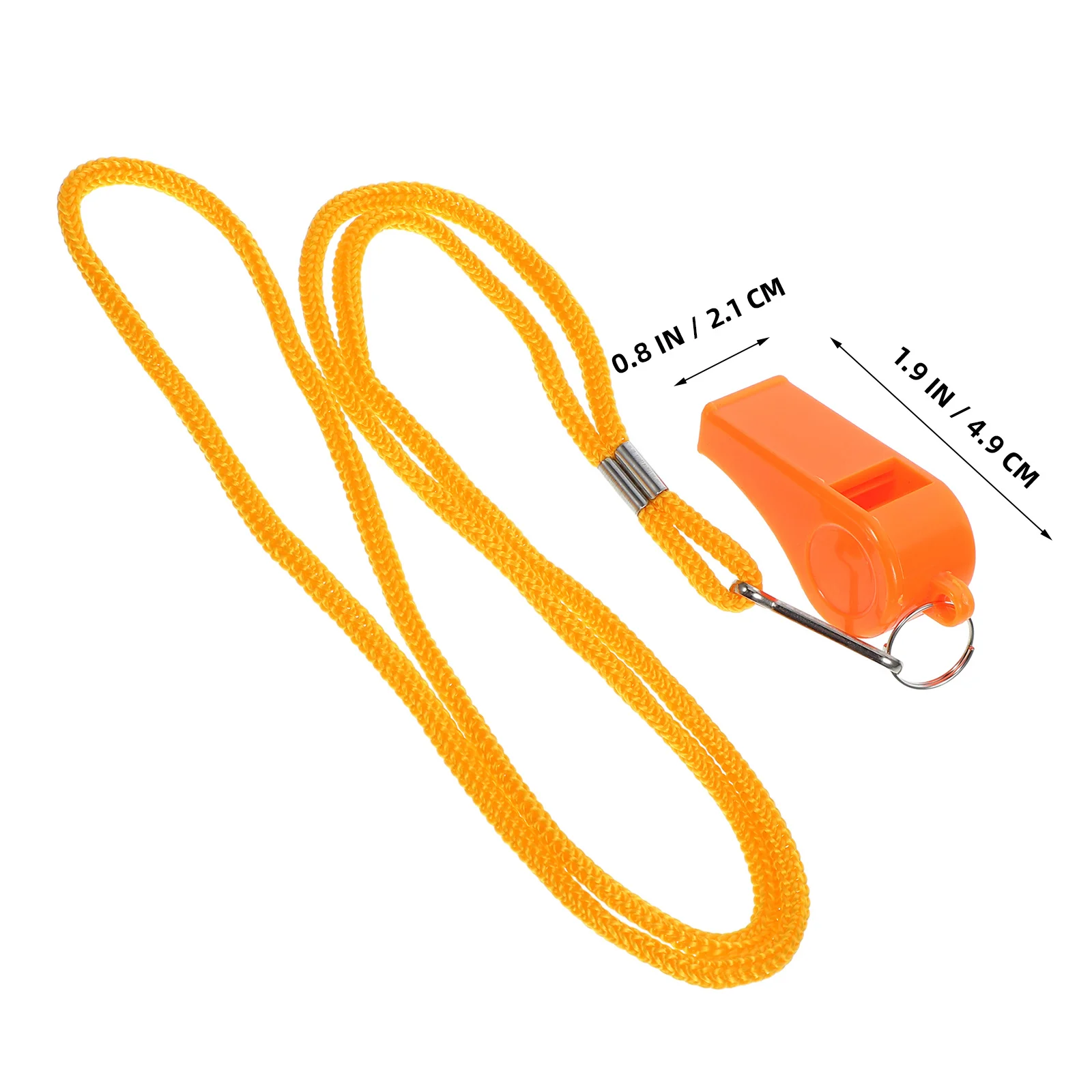 

4Pcs Whistle Portable Plastic Loud Outdoor Sports Emergency Survival Safety Soccer Referee Training Referee Whistle