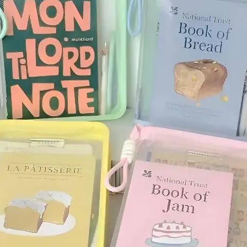 

Portable File Folder Case Transparent Handle Storage Organizer Bags A4 Zipper File Bag Candy Color Stationery Holder Supplies