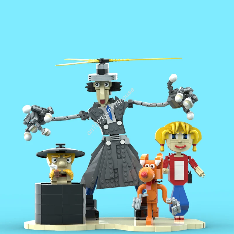 

1122pcs MOC Inspector gadget Building Blocks Christmas Fun and Educational DIY Perfect for Young Learners Modular Building Gift