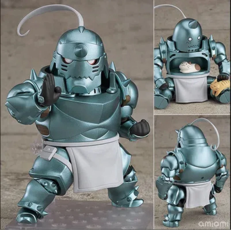 Anime Fullmetal Alchemist Alphonse Elric movilidad conjunta versión Q figura de acción PVC modelo muñeca juguete decoración de escritorio regalos