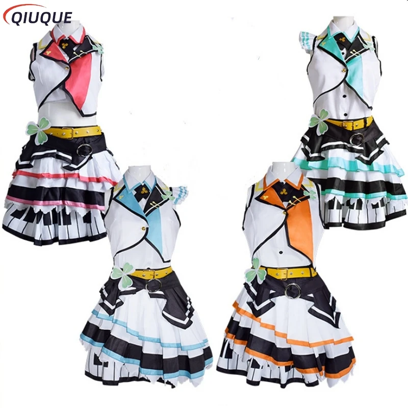 

Hanasato Minori Kiritani Haruka Hinomori Shizuku Momoi Airi Cosplay Dress Costume Women