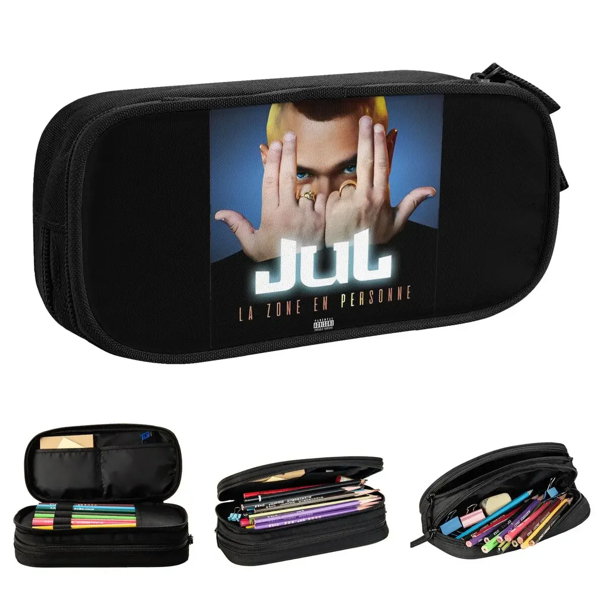 

Cute Jul Gold And Platinum Rapper Pencil Cases Pencilcases Pen Holder Kids Big Capacity Bag School Supplies Cosmetic Stationery