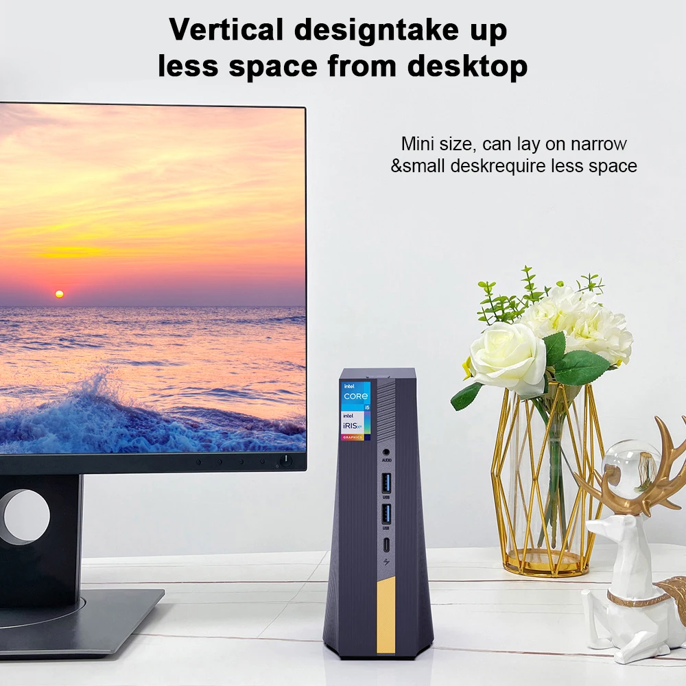Trans peed Mini-PC Windows 11pro Intel UHD-Grafik i9-11900H i7-12650H Wifi6 BT 5,2 LAN 1000m 1TB Gaming-Computer HD 2,0 Mini-PC