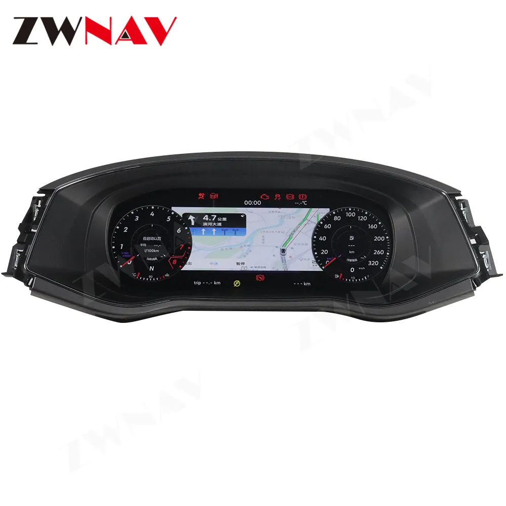 Digital Meter Screen For Volkswagen Tiguan 2010-2017 Series Intelligence Instrument Display Head Unit Refit Car Multimedia LDC