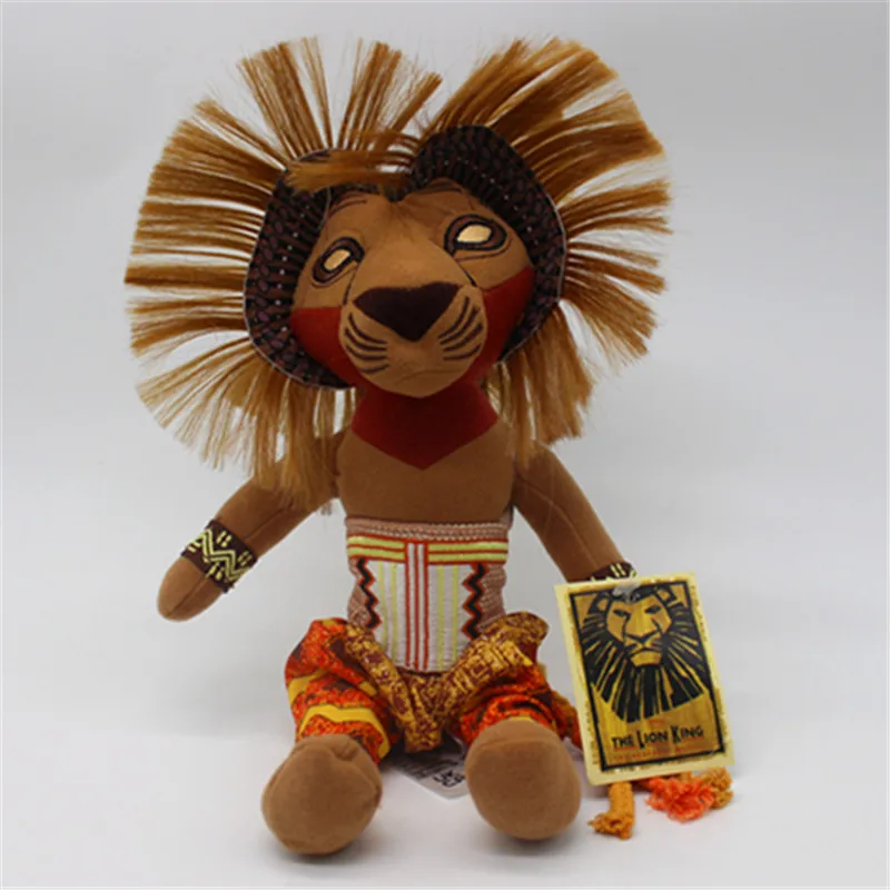 Disney Original 1piece PRESENTS THE LION KING THE BROADWAY MUSICAL Simba Timon Zazu Anime Plush soft toys cute animal doll