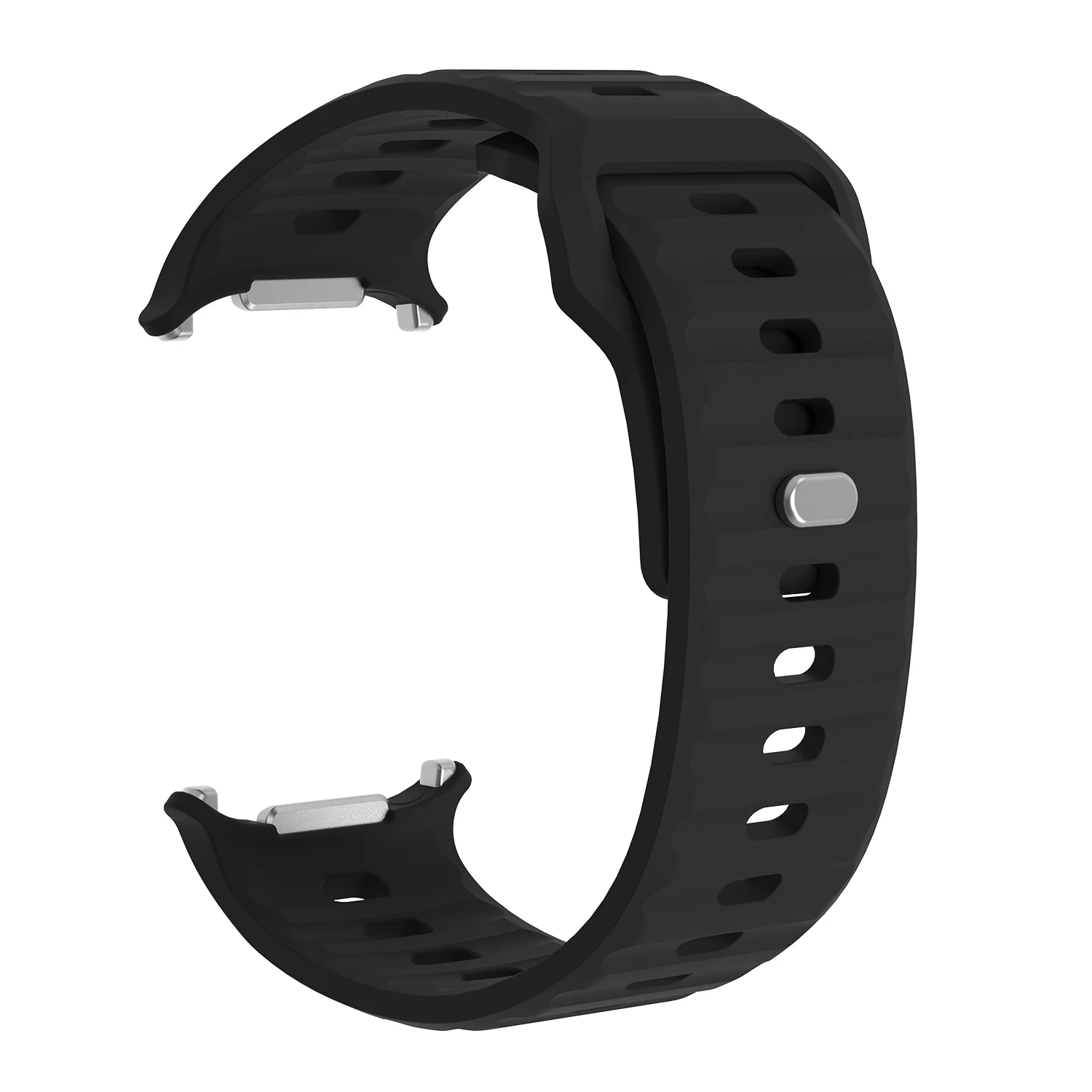 NEW Marine Silicone Strap for Samsung Galaxy Watch 7 Ultra 47mm Bracelet Sport Two-tone Watchband watch8 2025 Ultra 2 image 6