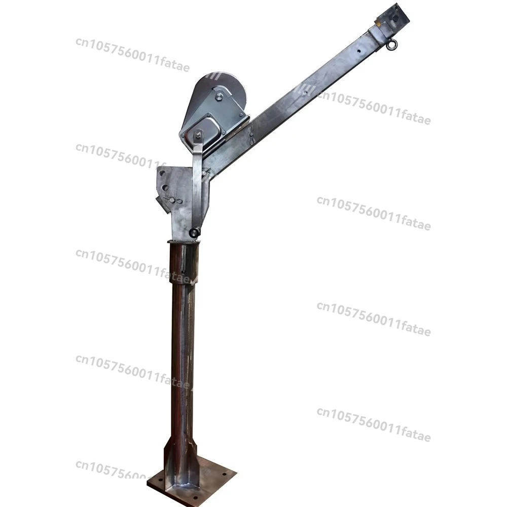Stainless steel anti-corrosion and anti-rust marine davit crane dock ship pickup crane