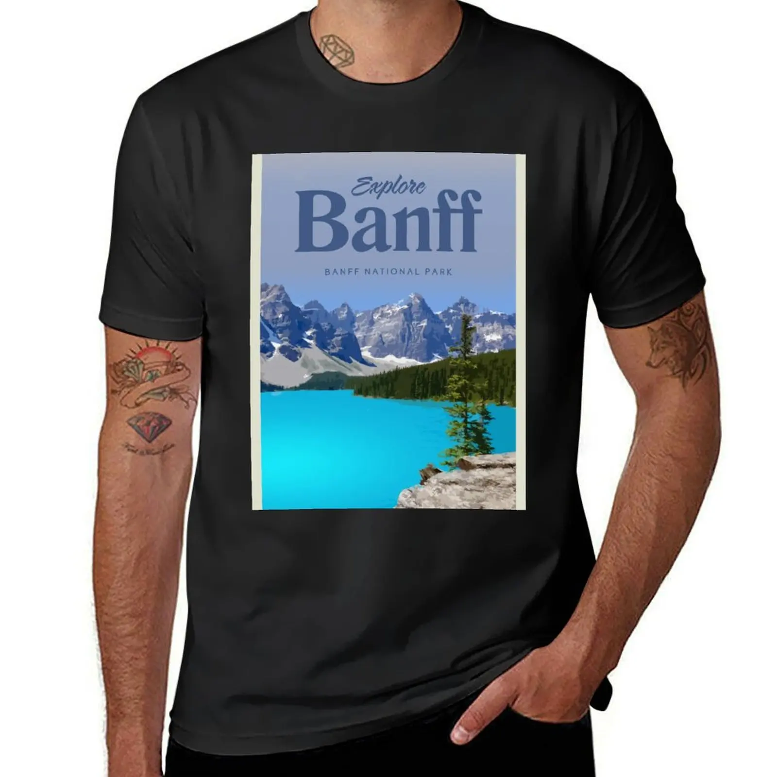 

Banff National Park T-Shirt Blouse oversizeds Men's t shirts