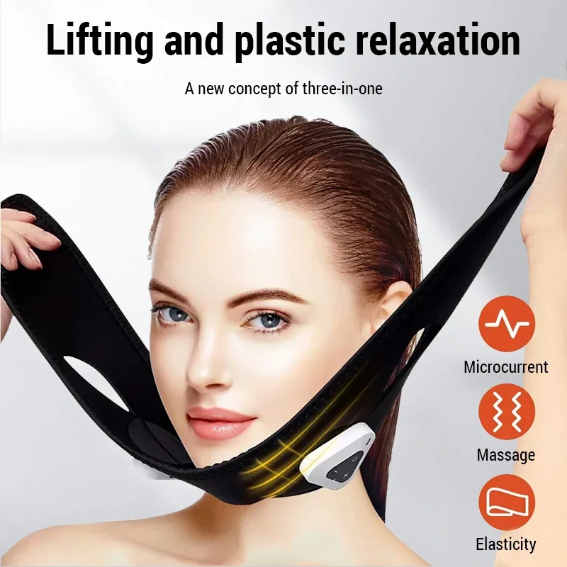 V Face Facial Machine Elektrische Up-Lift Belt LED Huidverstrakking Gezichtsmassage Apparaat Dubbele Kin Reducer EMS Schoonheidsapparatuur