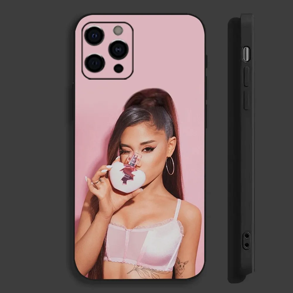 A-Ariana G-Grande Yes And Phone Case For Apple iPhone 15,14,13,12,11,Pro,X,XS,Max,XR,Plus,Mini Soft Black Cover