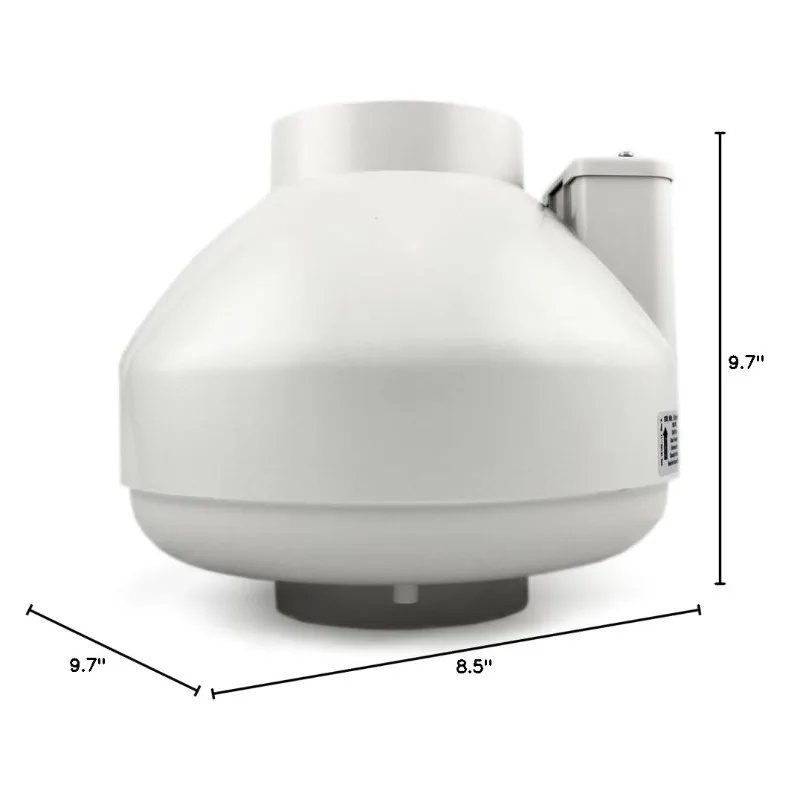 Radonaway Rp145 Radonventilator P/N 23030-1 Inlaat/Uitlaat Diameter Van 4.5