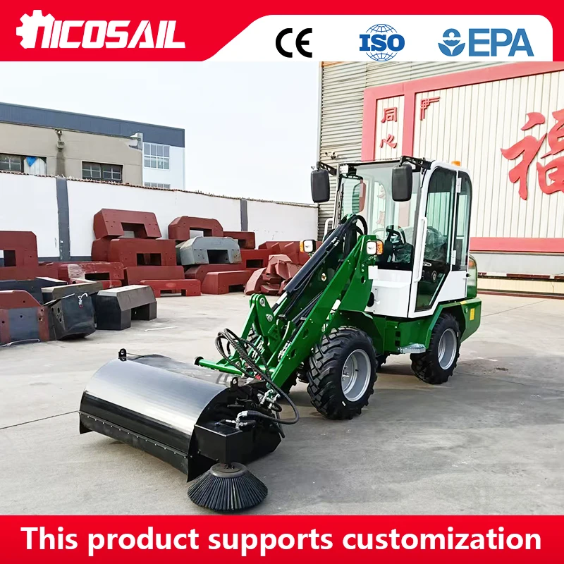 

High Quality 2100kg Net Weight KZL918 Hydrostatic Wheel Loader 30L Hydraulic Telescopic Loader
