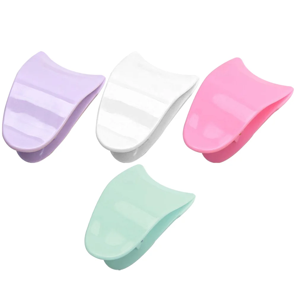 

4pcs Eyelash Tweezer Clip Applicator Tool For False Lashes Wear-Resistant Practical Makeup Assistant Durable Portable Design