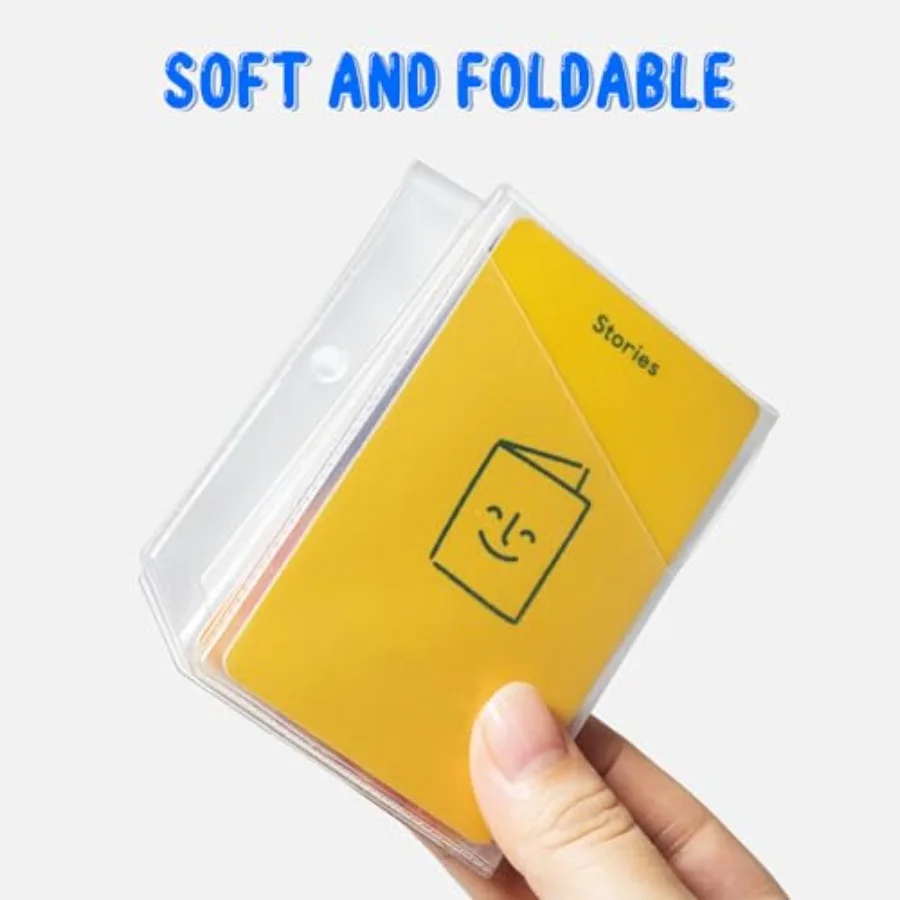 ヨトカードケース用カードスリーブ12枚パック、カード96枚収納可能、2リングカードホルダー、カードケース、カードバインダー、カードバインダースリーブ対応