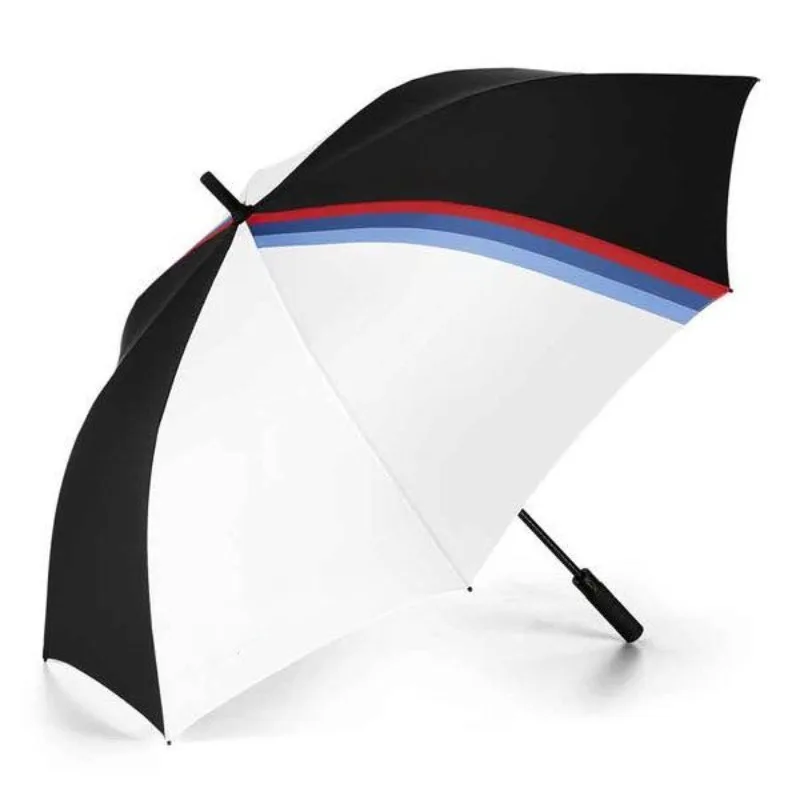 

For BMW Motorsport High-end Super Large Tire Long Handle Sunny And Rainy Dual-use White Business Advertising Golf Umbrella