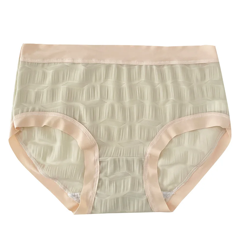 

ice silk underwear women's mid-waist thin and pure cotton crotch girl briefs student quick-drying underwear