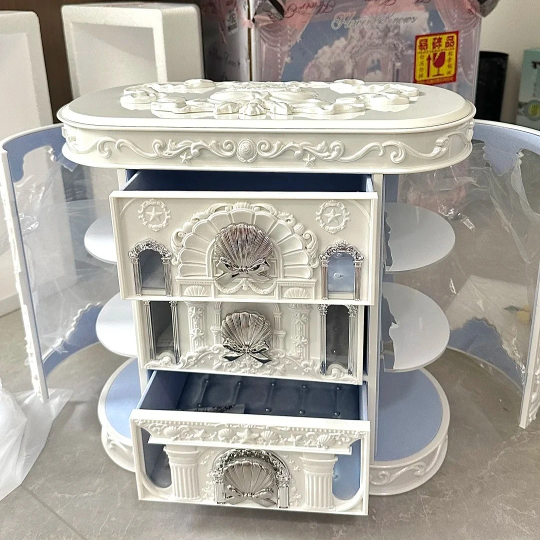 FLOWER KNOWS Cometics Shell Series Box Case Lipstick Storage Pillow Bag Barrettes Only Box No Goods