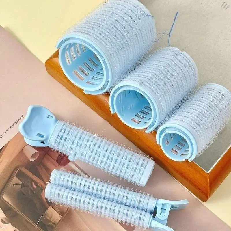 Fluffy Hair Roller Bangs Hair Root Fluffy Hair Clip Self Grip Traceless No Damage Bang Top Styling Curling Roller For Salon Use
